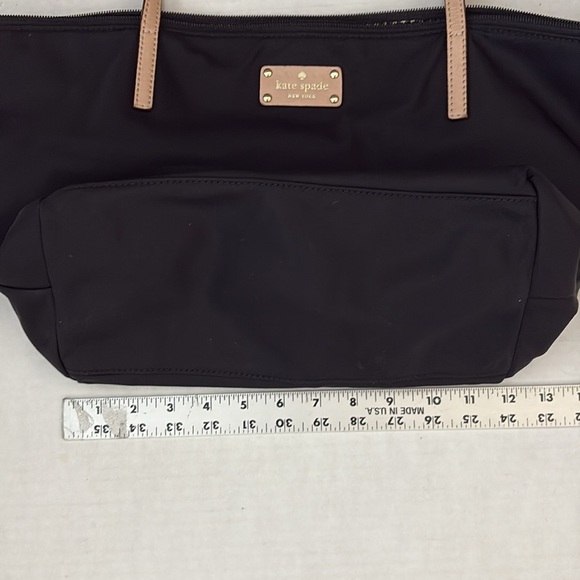 EUC Kate Spade Kennedy Park Sophie Nylon Tote Black Bag - Picture 13 of 16